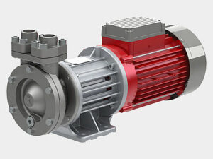 Heat transfer pumps with magnetic coupling